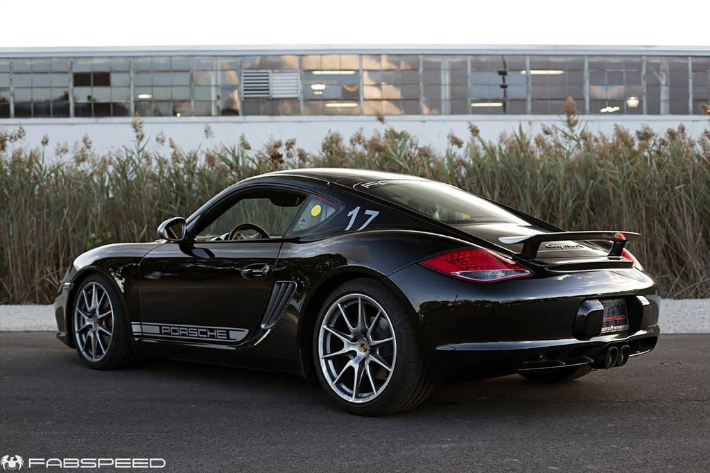 Kies-Motorsports Fabspeed Motorsports Fabspeed Porsche 987.2 Boxster / Cayman, Cayman R, Spyder TrackTec Valved Bypass Exhaust System (2009-2012)