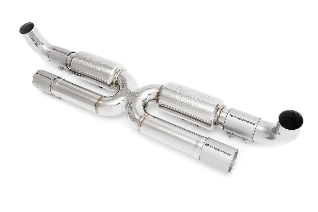 Kies-Motorsports Fabspeed Motorsports Fabspeed Porsche 991.2 Carrera Center Muffler Bypass X-Pipe (for Base) (2017-2019)