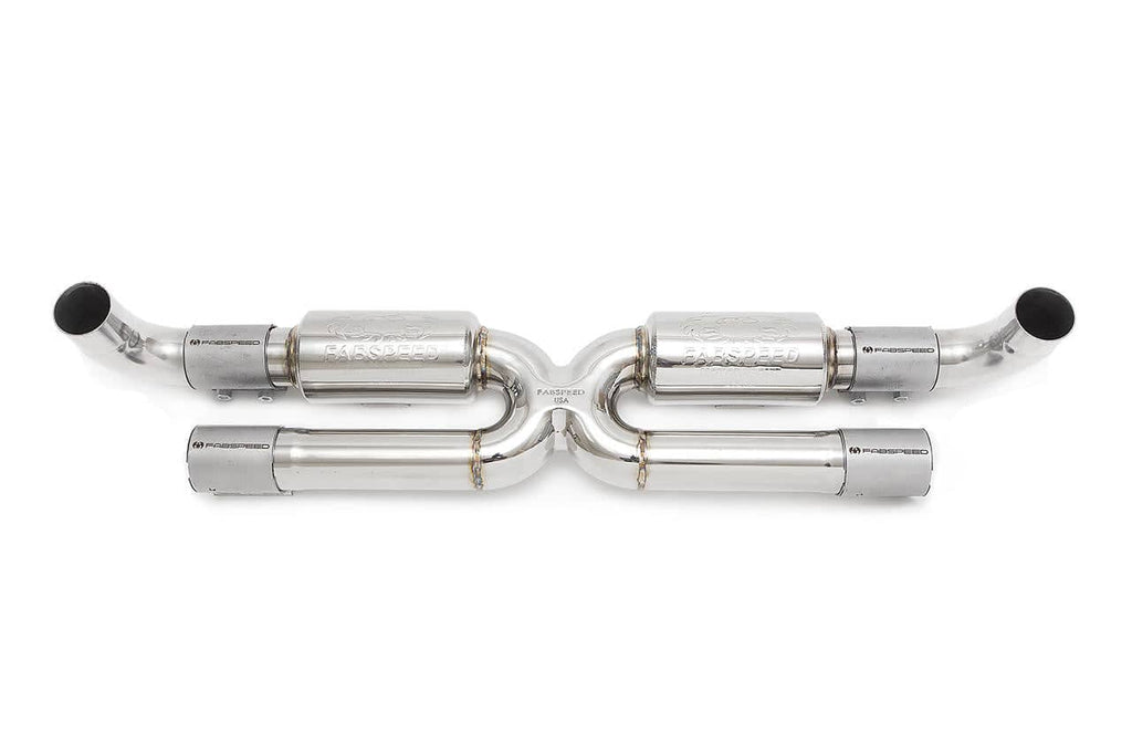 Kies-Motorsports Fabspeed Motorsports Fabspeed Porsche 991.2 Carrera Center Muffler Bypass X-Pipe (for Base) (2017-2019)