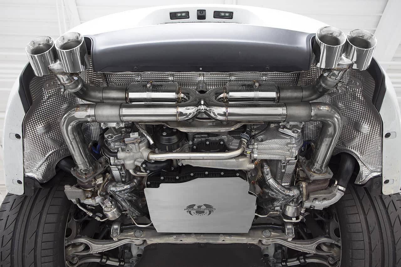 Kies-Motorsports Fabspeed Motorsports Fabspeed Porsche 991.2 Carrera Center Muffler Bypass X-Pipe (for Base) (2017-2019)