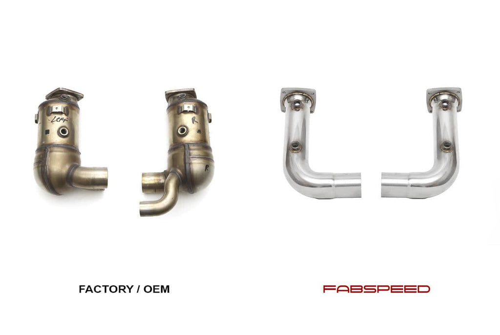 Kies-Motorsports Fabspeed Motorsports Fabspeed Porsche 991.2 Carrera link comp. Pipes (for Base) (2017-2019)