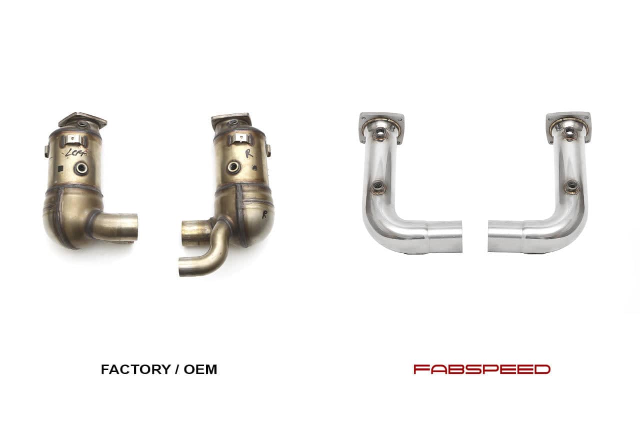 Kies-Motorsports Fabspeed Motorsports Fabspeed Porsche 991.2 Carrera link comp. Pipes (for Base) (2017-2019)