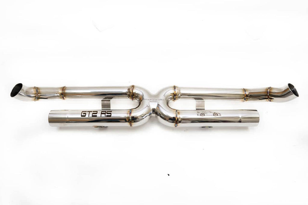 Kies-Motorsports Fabspeed Motorsports Fabspeed Porsche 991.2 GT2 RS Center Muffler Bypass X-Pipe (2018+)