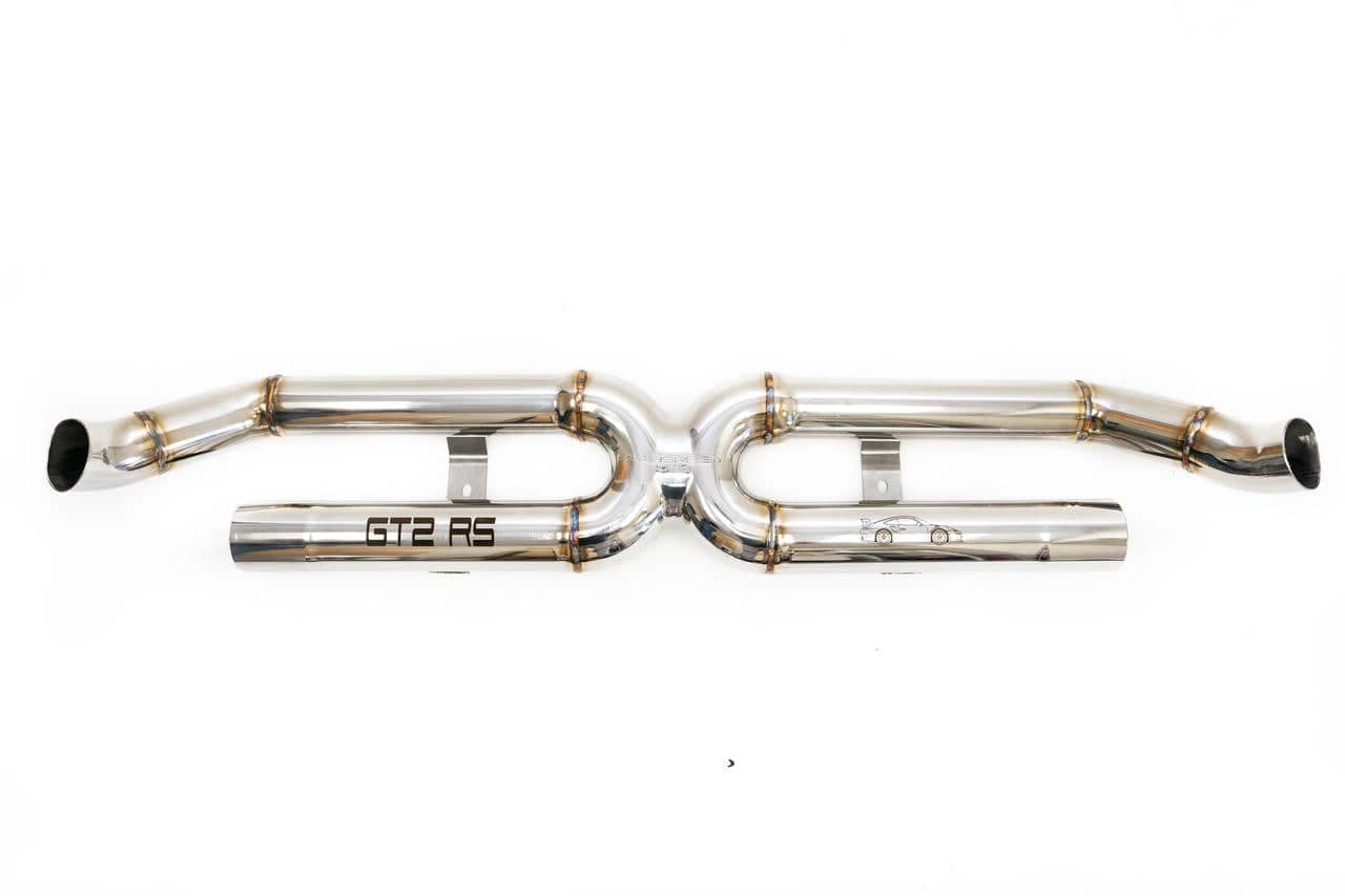 Kies-Motorsports Fabspeed Motorsports Fabspeed Porsche 991.2 GT2 RS Center Muffler Bypass X-Pipe (2018+)