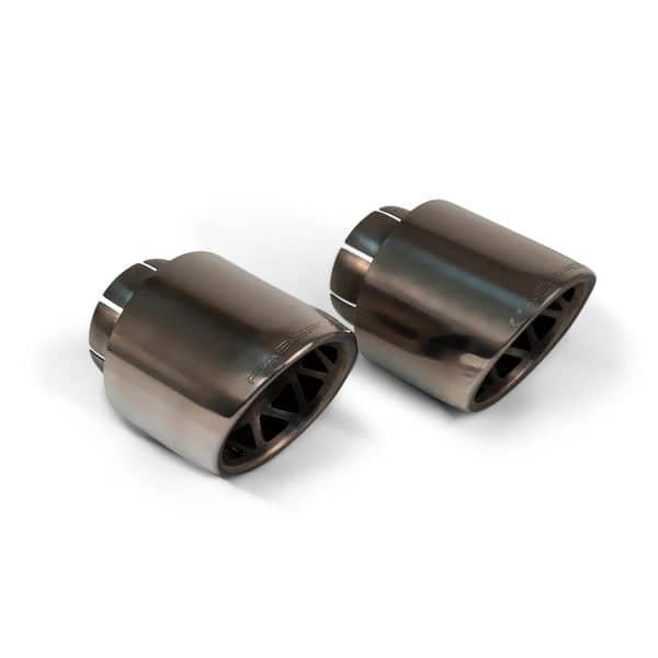 Kies-Motorsports Fabspeed Motorsports Fabspeed Porsche 991.2 GT3 / GT3 RS Deluxe Dual Style Tips (2017-2019) Titanium