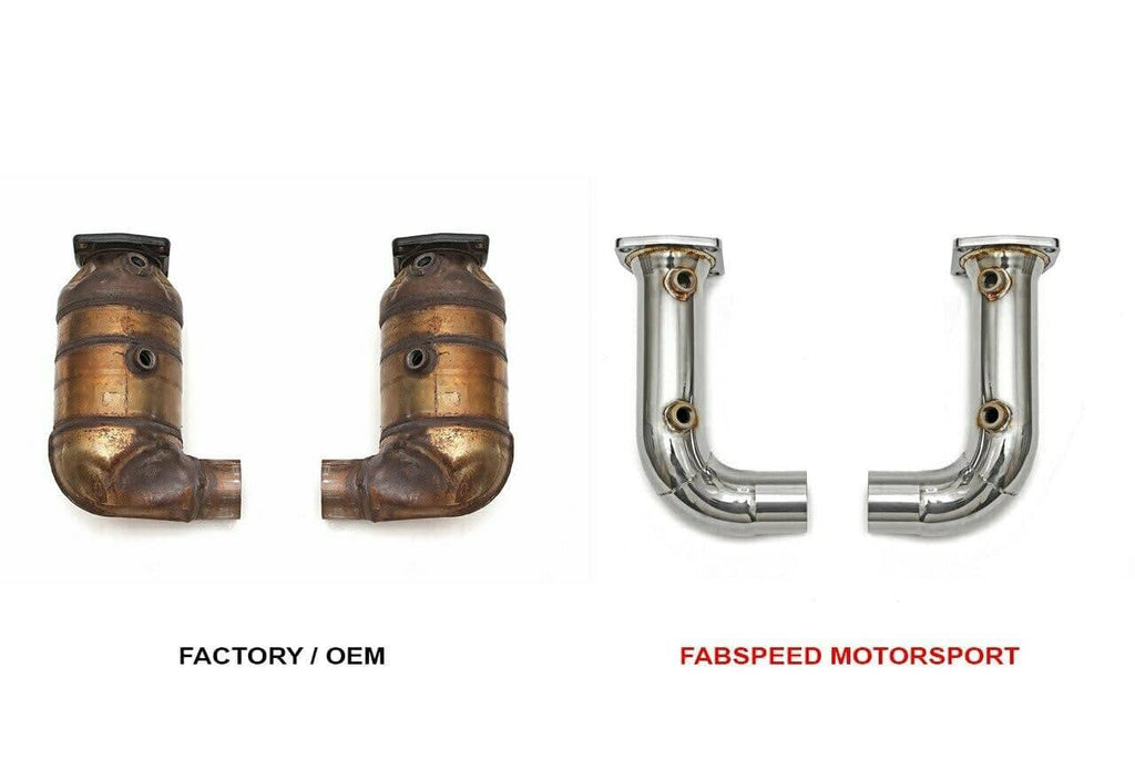 Kies-Motorsports Fabspeed Motorsports Fabspeed Porsche 991.2 Turbo / Turbo S Competition Link Pipes (2017+)