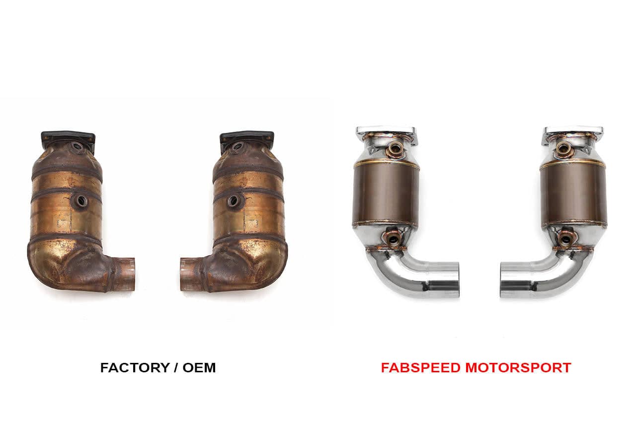 Kies-Motorsports Fabspeed Motorsports Fabspeed Porsche 991.2 Turbo / Turbo S Sport Catalytic Converters (2017+) Main image