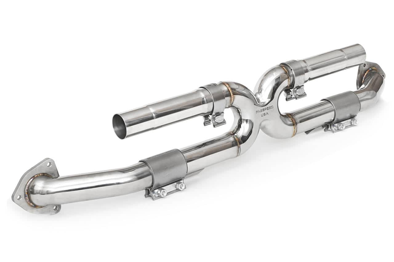 Kies-Motorsports Fabspeed Motorsports Fabspeed Porsche 991 Carrera Center Muffler Bypass X-Pipe (Non-Valved Exhaust)(2012-2016)