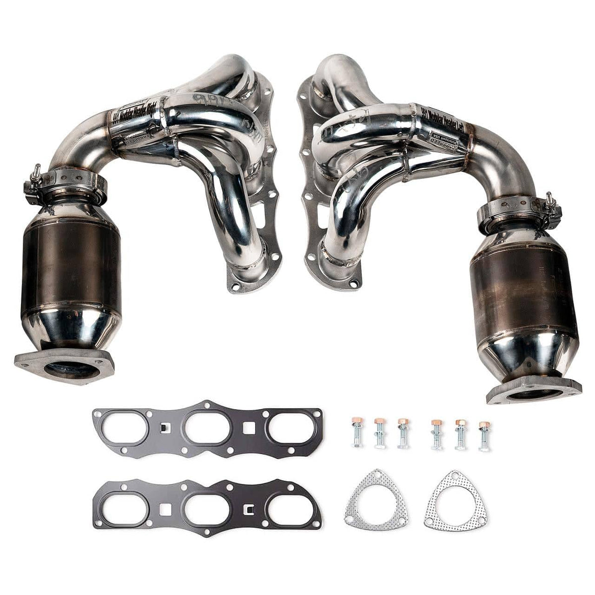 Kies-Motorsports Fabspeed Motorsports Fabspeed Porsche 991 Carrera RENNKRAFT® Modular Headers with HJS Catalytic Converters (2012-2016)