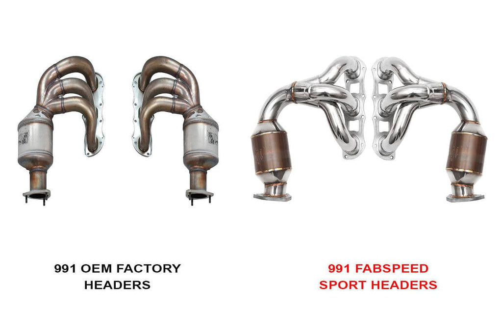 Kies-Motorsports Fabspeed Motorsports Fabspeed Porsche 991 Carrera Sport Headers (2012-2016)