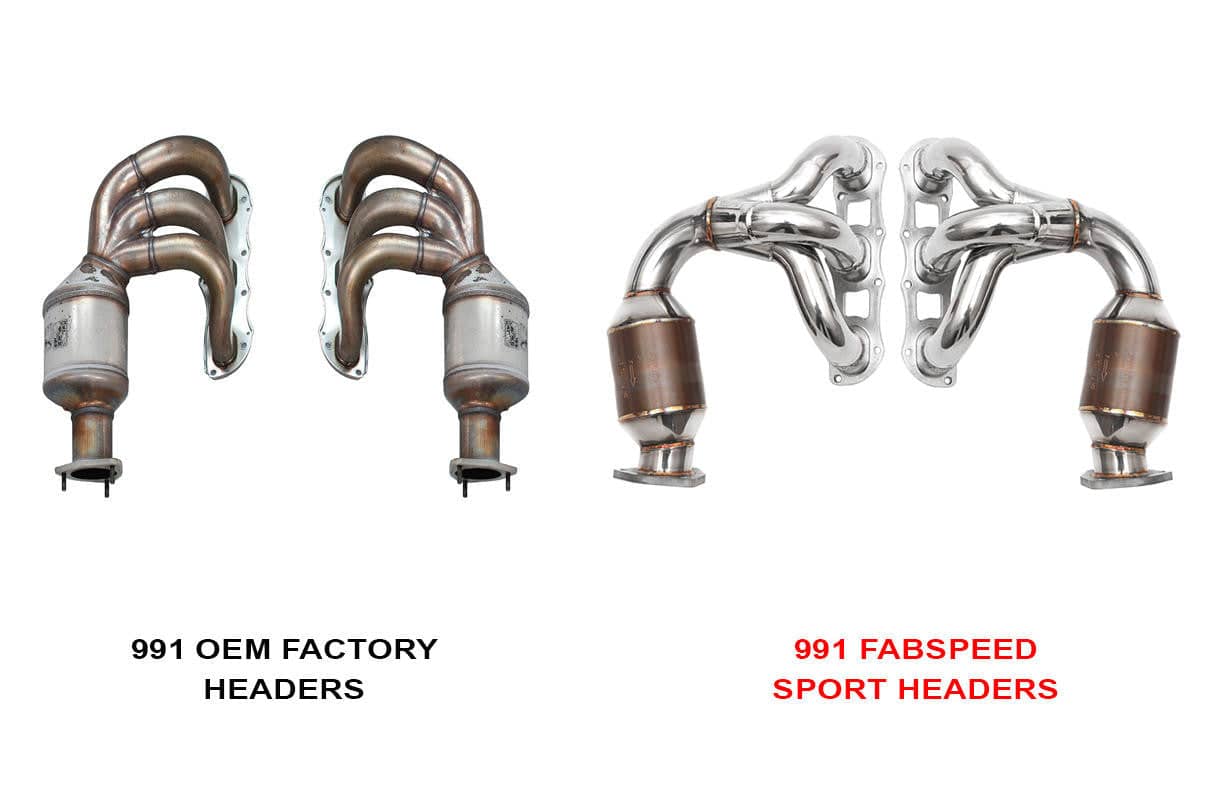 Kies-Motorsports Fabspeed Motorsports Fabspeed Porsche 991 Carrera Sport Headers (2012-2016)