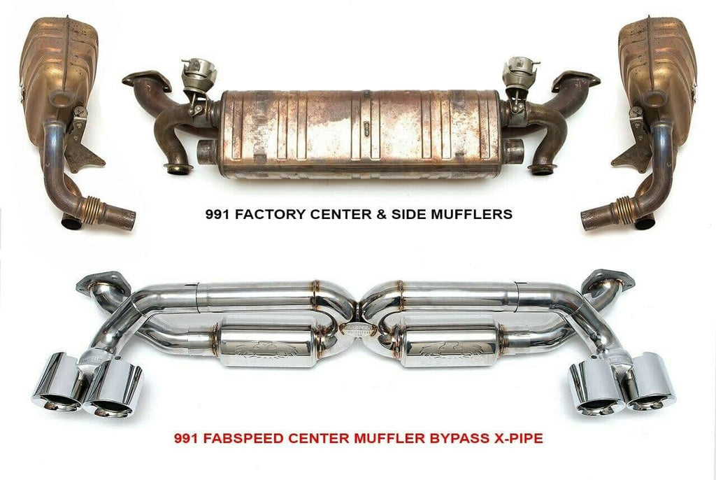 Kies-Motorsports Fabspeed Motorsports Fabspeed Porsche 991 Carrera Supersport X-Pipe Exhaust System (2012-2016)