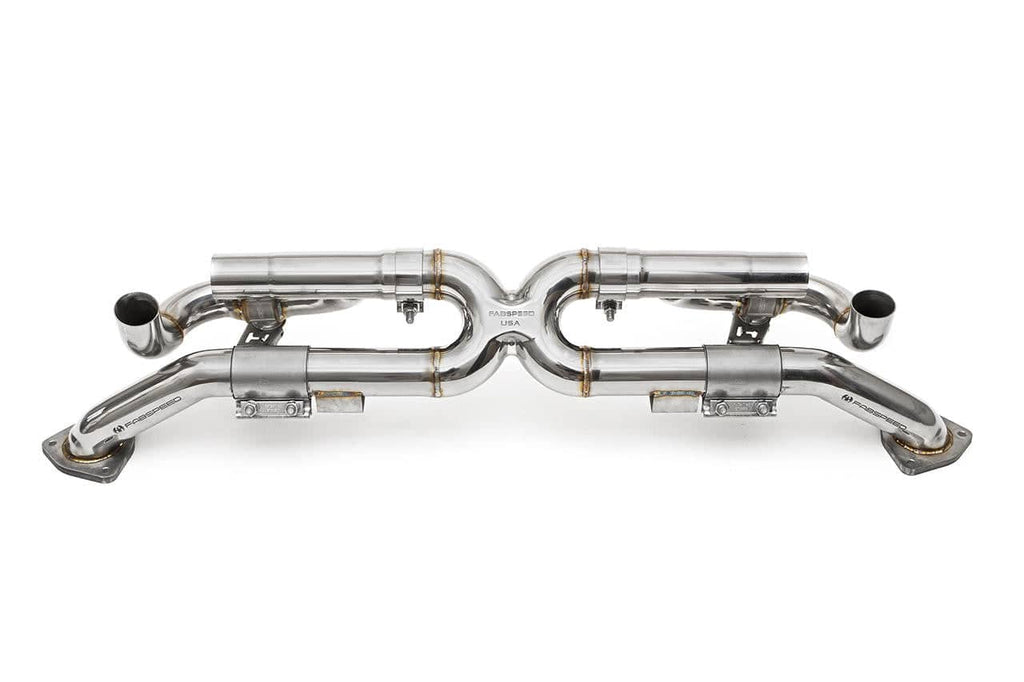 Kies-Motorsports Fabspeed Motorsports Fabspeed Porsche 991 Carrera Valvetronic Center Muffler Bypass X-Pipe (Valved Exhaust Only) (2012-2016)