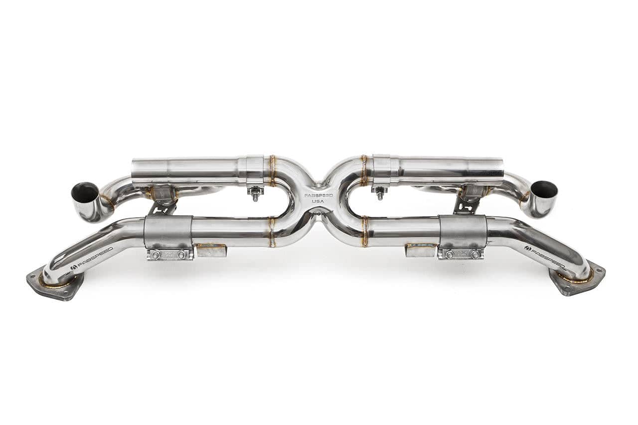 Kies-Motorsports Fabspeed Motorsports Fabspeed Porsche 991 Carrera Valvetronic Center Muffler Bypass X-Pipe (Valved Exhaust Only) (2012-2016)