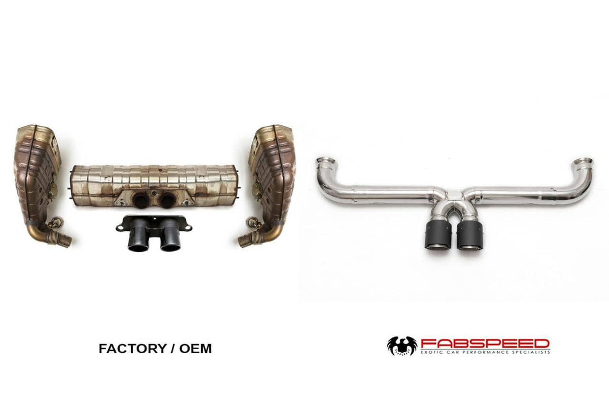 Kies-Motorsports Fabspeed Motorsports Fabspeed Porsche 991 GT3 / GT3 RS Catback Competition Race X-Pipe (2014-2016)