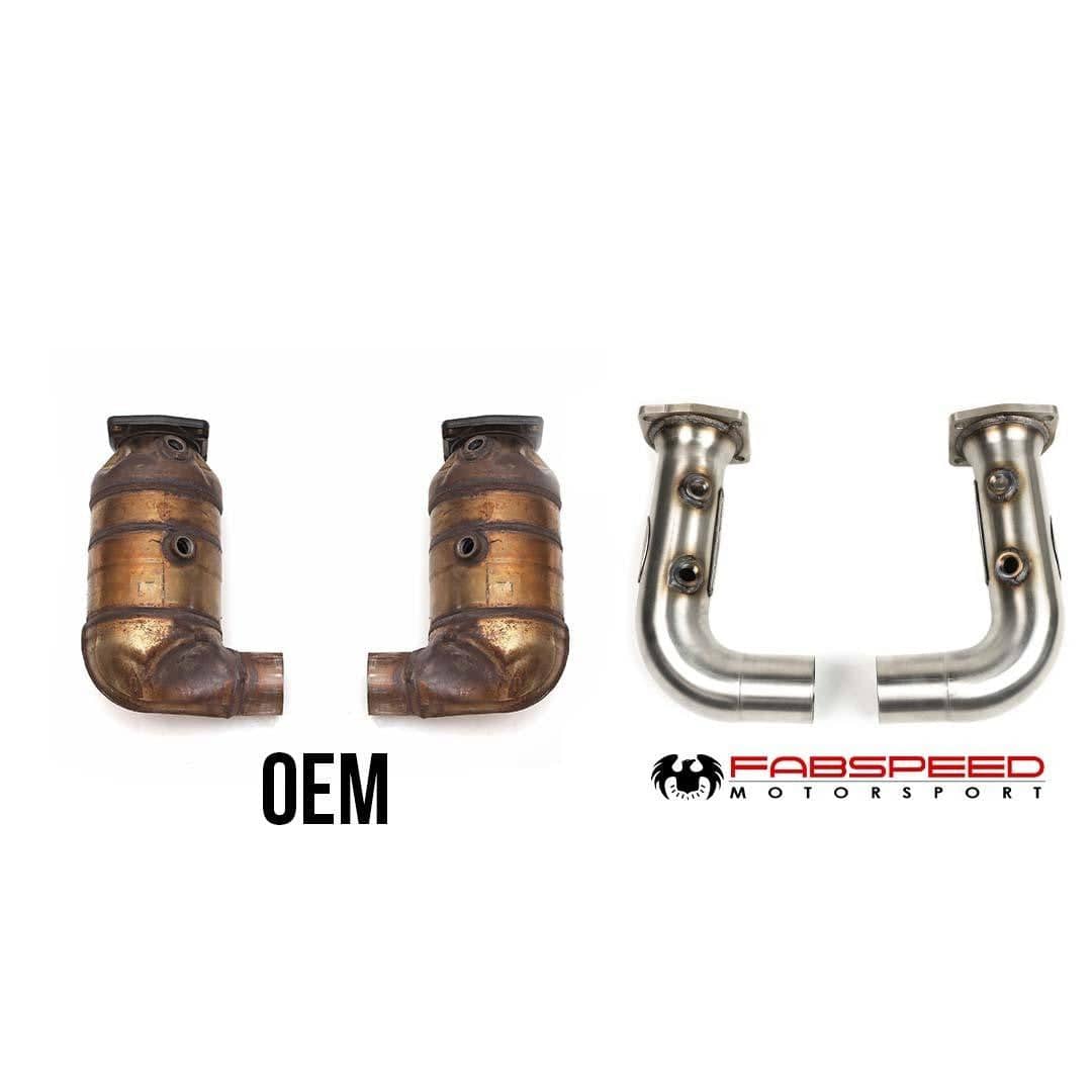 Kies-Motorsports Fabspeed Motorsports Fabspeed Porsche 991 Turbo / Turbo S Competition Link Pipes (2013-2016)
