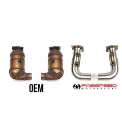 Kies-Motorsports Fabspeed Motorsports Fabspeed Porsche 991 Turbo / Turbo S Competition Link Pipes (2013-2016)