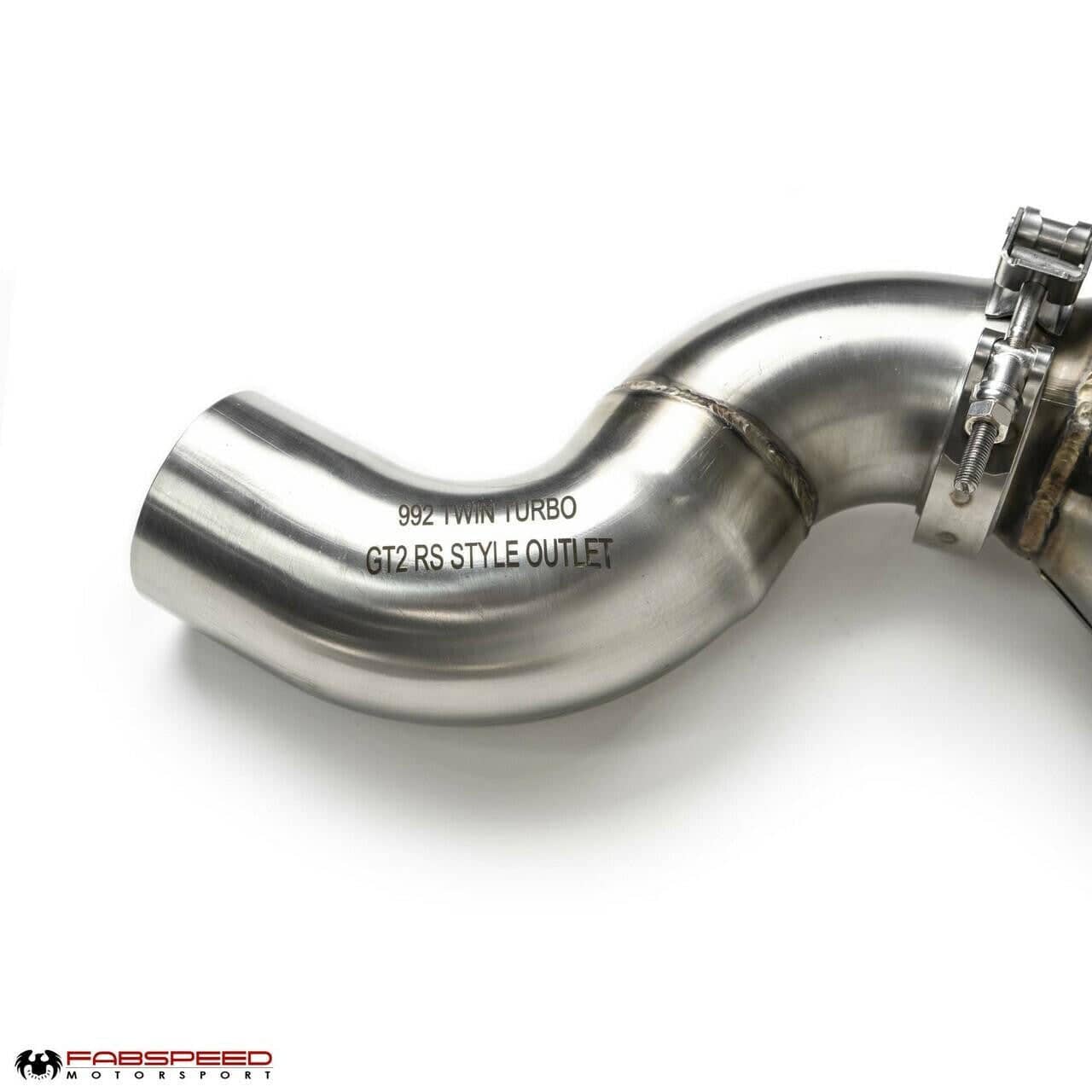 Kies-Motorsports Fabspeed Motorsports Fabspeed Porsche 992 Carrera Sport Catalytic Converters with GT2RS Style Outlets (2021+)
