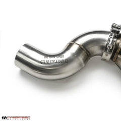 Kies-Motorsports Fabspeed Motorsports Fabspeed Porsche 992 Carrera Sport Catalytic Converters with GT2RS Style Outlets (2021+)