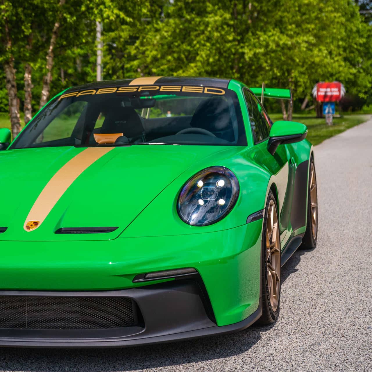 Kies-Motorsports Fabspeed Motorsports Fabspeed Porsche 992 GT3 Cup Car Style Wing Risers (2022+)