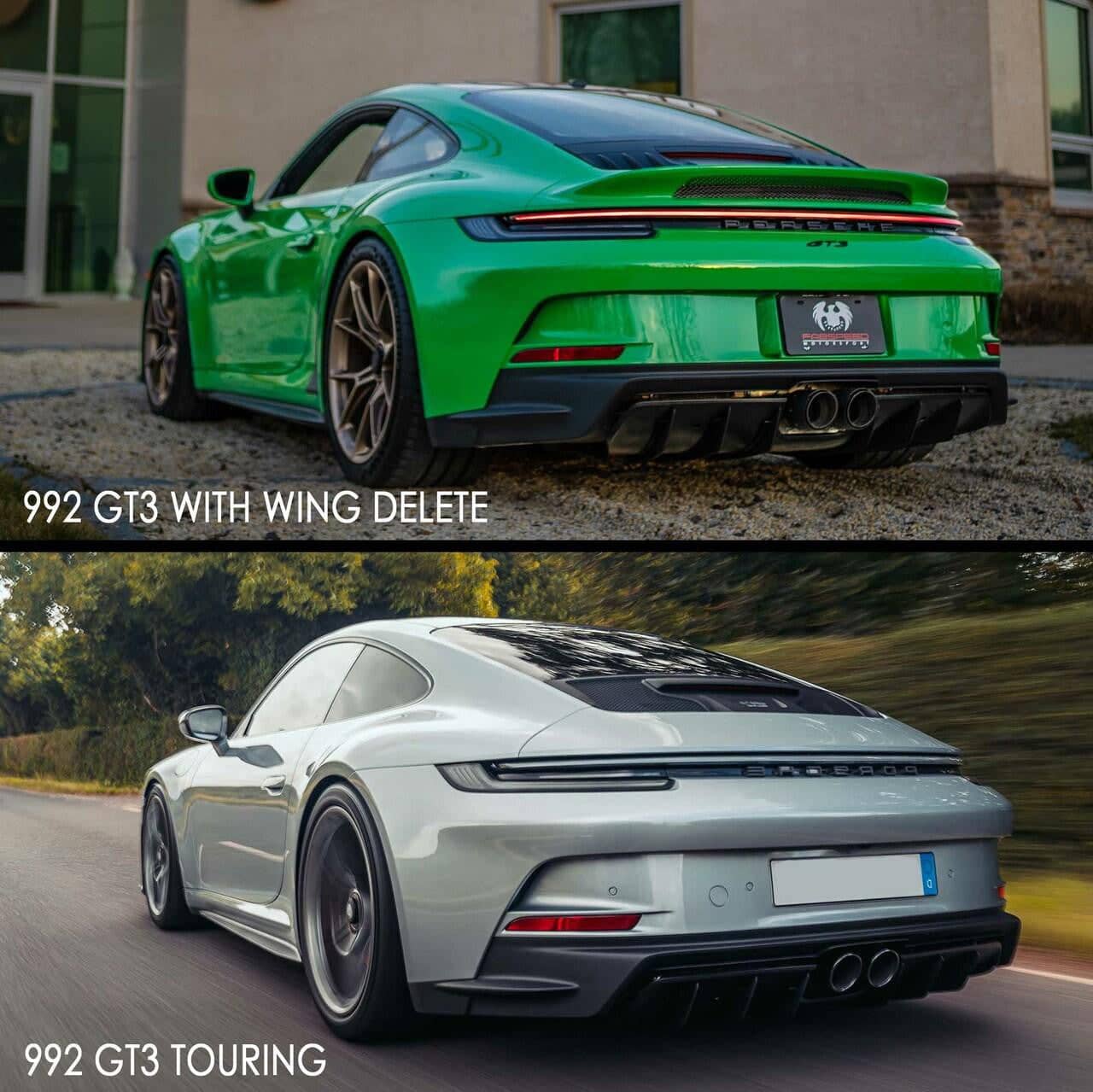 Fabspeed Porsche 992 GT3 Wing Delete Kit (2022+) Secondary image