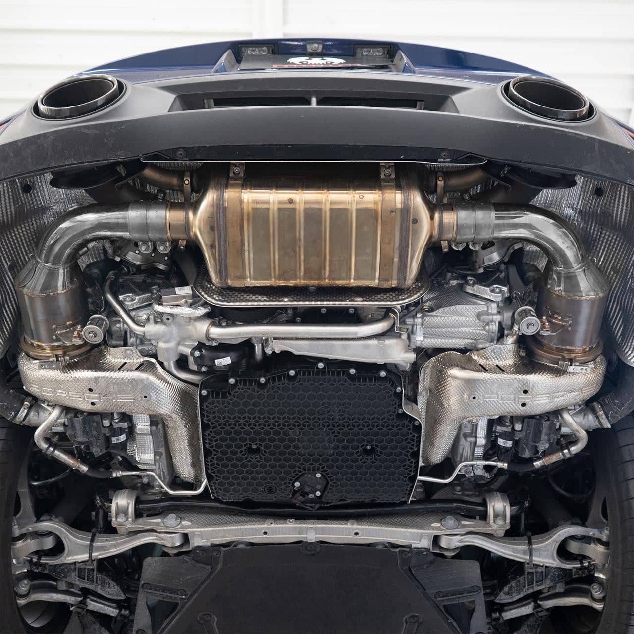 Fabspeed Porsche 992 Twin Turbo / Twin Turbo S Sport Catalytic Converters (2021+) Secondary image