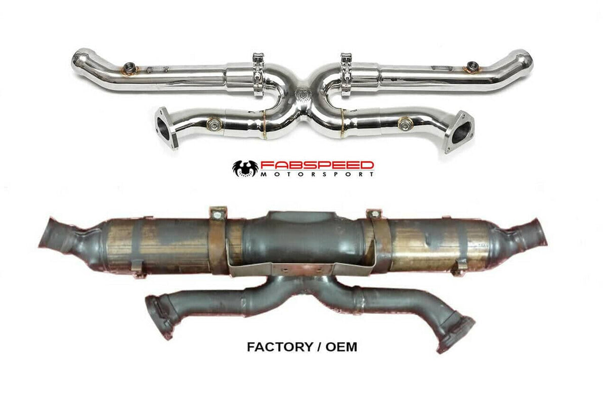 Kies-Motorsports Fabspeed Motorsports Fabspeed Porsche 993 Carrera link comp. X-Pipe (1994-1998)