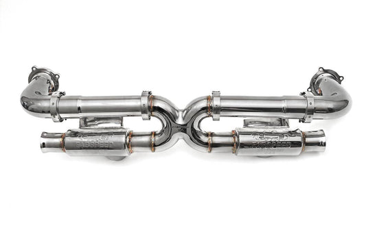 Kies-Motorsports Fabspeed Motorsports Fabspeed Porsche 993 Turbo Modular Competition Link Pipes. X-Pipe ONLY