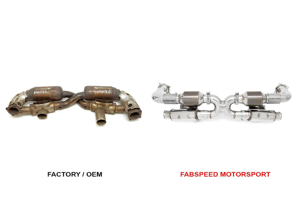 Kies-Motorsports Fabspeed Motorsports Fabspeed Porsche 993 Turbo Modular Sport Catalytic Converter X-Pipe (1995-1998)