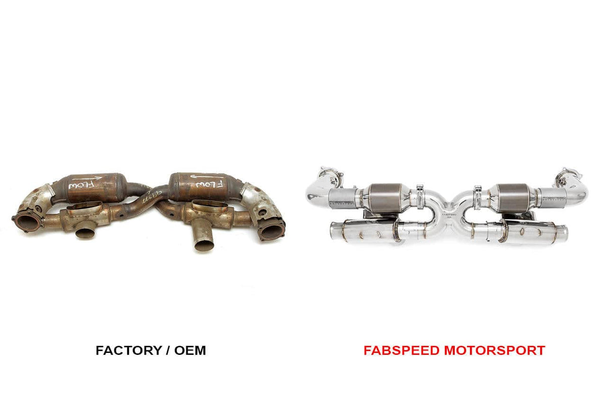 Kies-Motorsports Fabspeed Motorsports Fabspeed Porsche 993 Turbo Modular Sport Catalytic Converter X-Pipe (1995-1998)