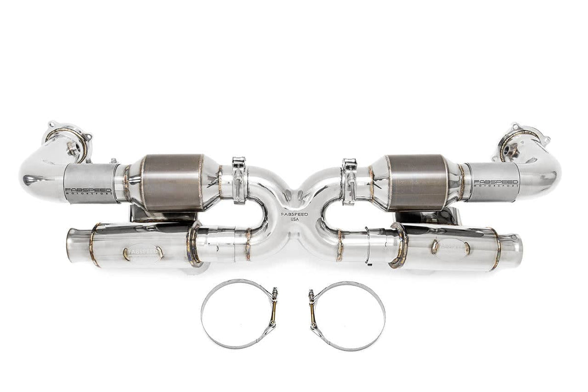 Kies-Motorsports Fabspeed Motorsports Fabspeed Porsche 993 Turbo Modular Sport Catalytic Converter X-Pipe (1995-1998)