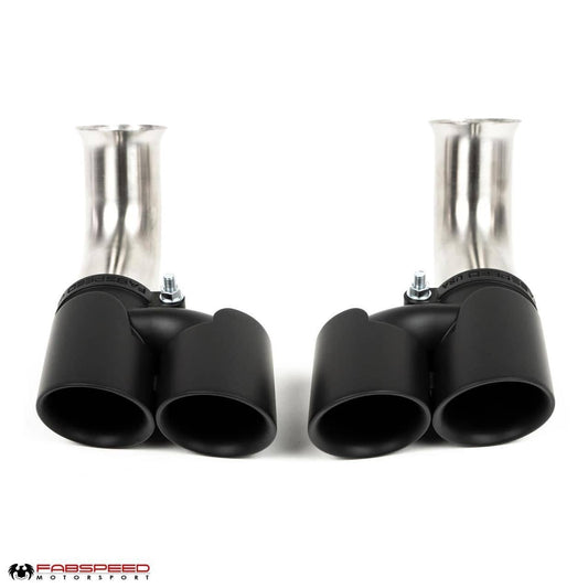 Kies-Motorsports Fabspeed Motorsports Fabspeed Porsche 996 C4S Deluxe Quad-Style Tips - (1999-2004)