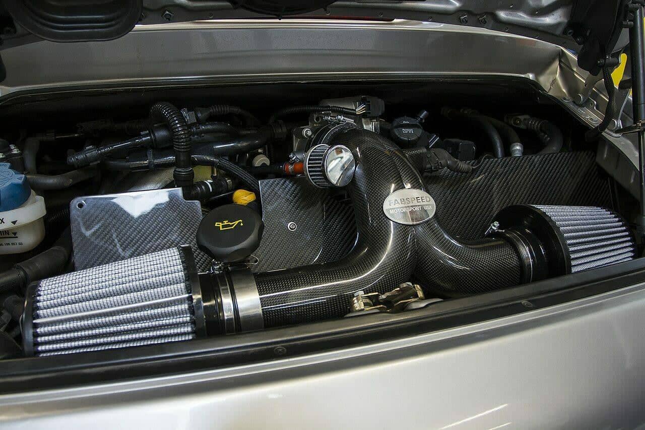 Kies-Motorsports Fabspeed Motorsports Fabspeed Porsche 996 Carrera Carbon Fiber Competition Air Intake System (2000-2004)