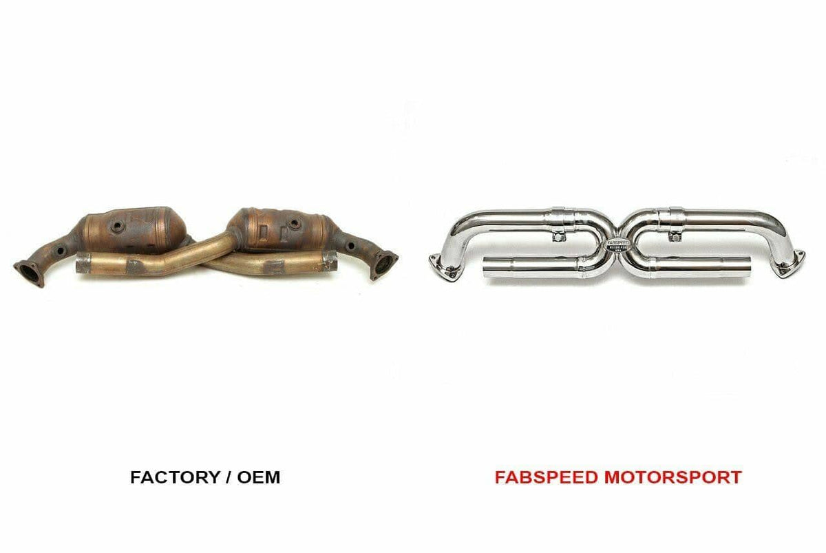 Kies-Motorsports Fabspeed Motorsports Fabspeed Porsche 996 Carrera Competition Link Pipe X-Pipe (1999-2004)