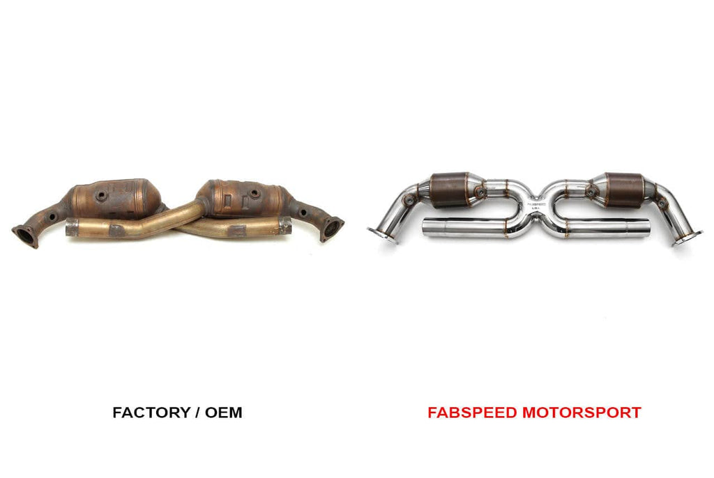 Kies-Motorsports Fabspeed Motorsports Fabspeed Porsche 996 Carrera Sport Catalytic Converter X-Pipe (1999-2004)