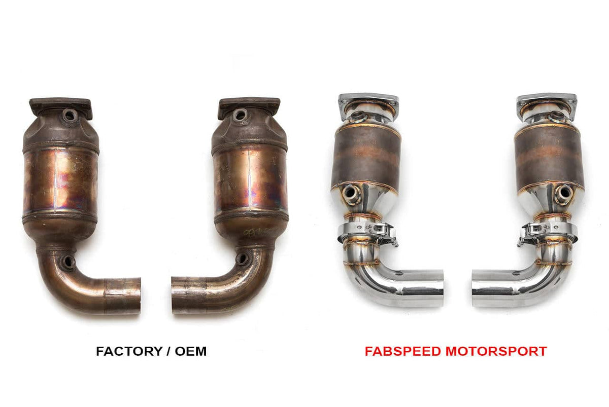 Kies-Motorsports Fabspeed Motorsports Fabspeed Porsche 997.2 Turbo / Turbo S Sport Catalytic Converters (2010-2012)
