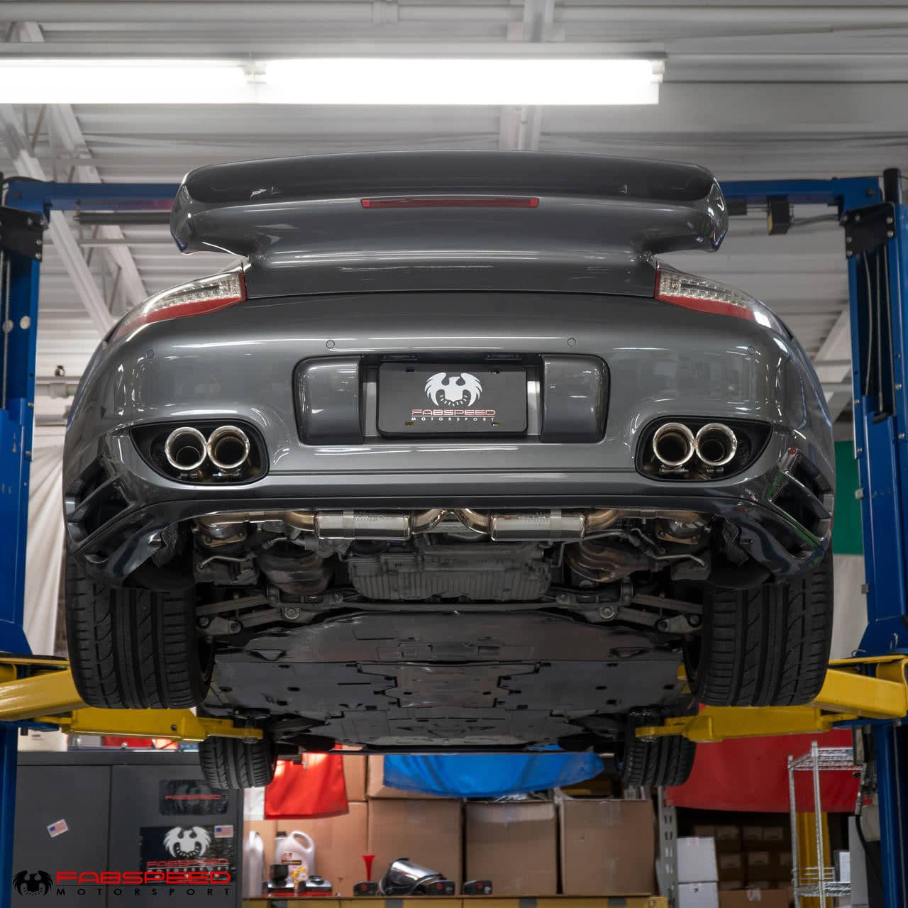 Kies-Motorsports Fabspeed Motorsports Fabspeed Porsche 997.2 Turbo / Turbo S Valvetronic Supersport X-Pipe Exhaust System (2010-2012)