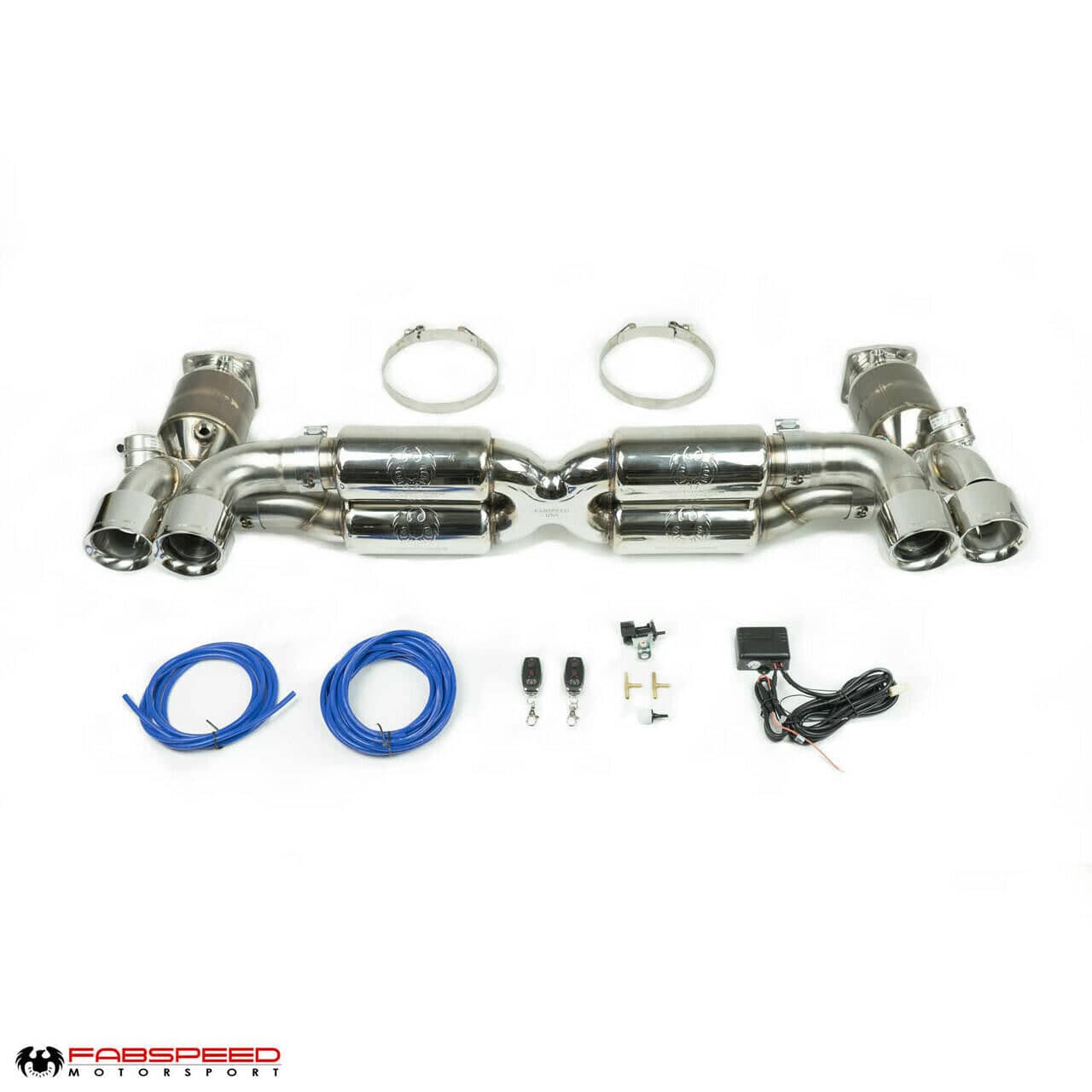 Kies-Motorsports Fabspeed Motorsports Fabspeed Porsche 997.2 Turbo / Turbo S Valvetronic Supersport X-Pipe Exhaust System (2010-2012)