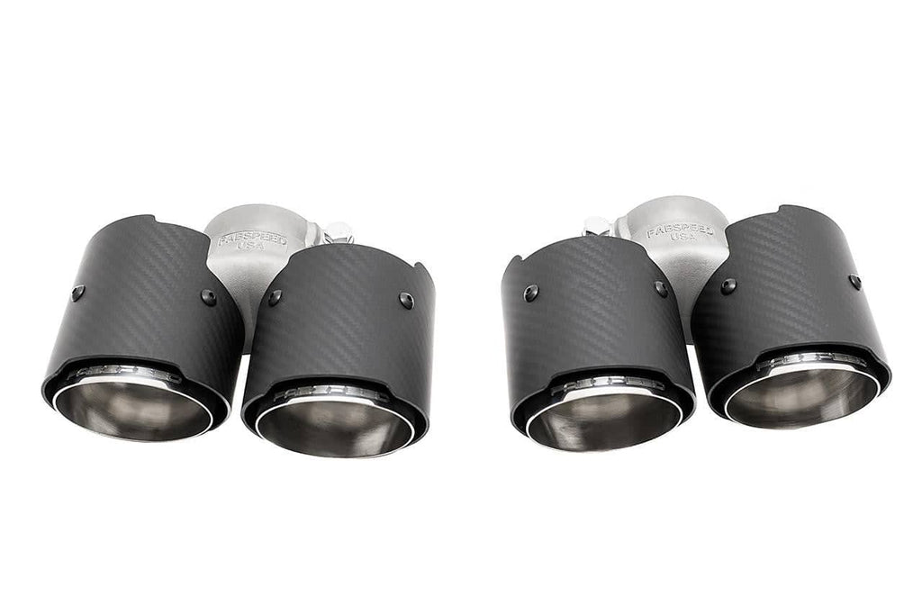 Kies-Motorsports Fabspeed Motorsports Fabspeed Porsche 997 Carrera Deluxe Quad-Style Tips (2005-2008)