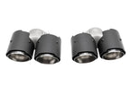 Kies-Motorsports Fabspeed Motorsports Fabspeed Porsche 997 Carrera Deluxe Quad-Style Tips (2005-2008)
