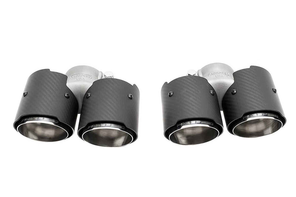 Kies-Motorsports Fabspeed Motorsports Fabspeed Porsche 997 Carrera Deluxe Quad-Style Tips (2005-2008)