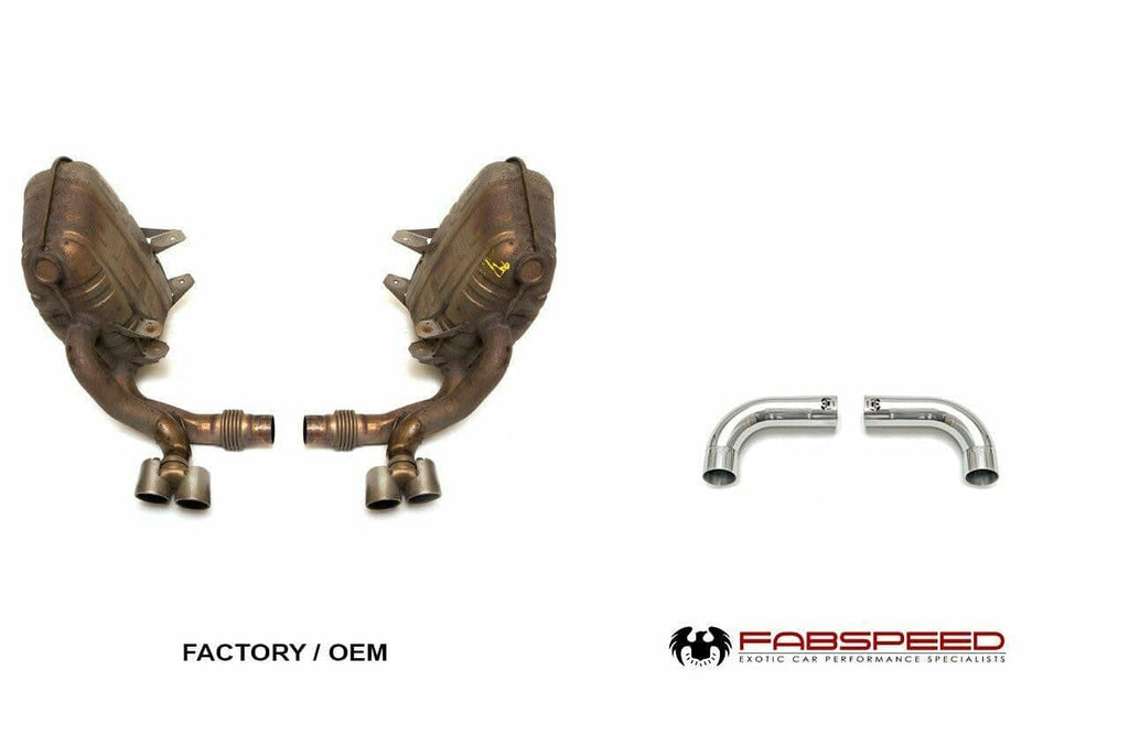 Kies-Motorsports Fabspeed Motorsports Fabspeed Porsche 997 Carrera Muffler Bypass Pipes (2005-2008)