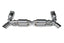 Kies-Motorsports Fabspeed Motorsports Fabspeed Porsche 997 GT2 Supersport 70mm X- Pipe Exhaust System (2008-2009)