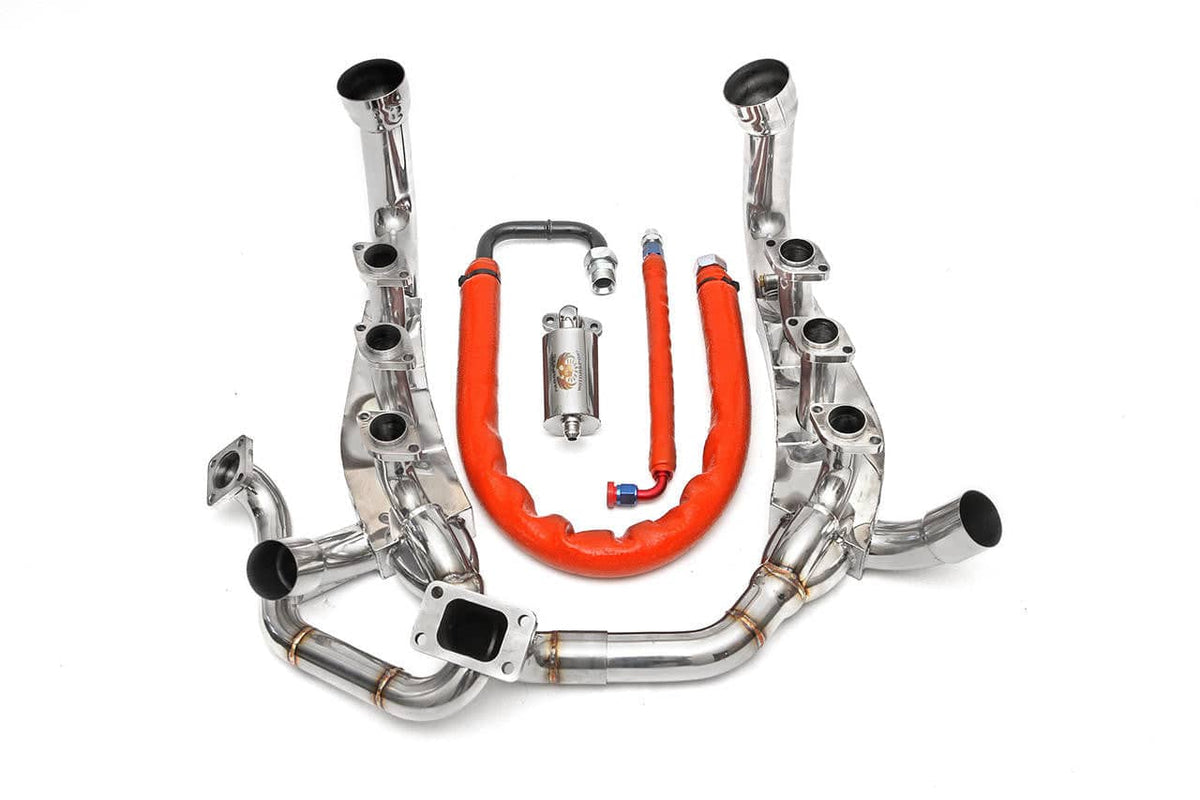 Kies-Motorsports Fabspeed Motorsports Fabspeed Porsche C2 Turbo, 964 Turbo 965 Sport Headers with Heat (1990-1994)