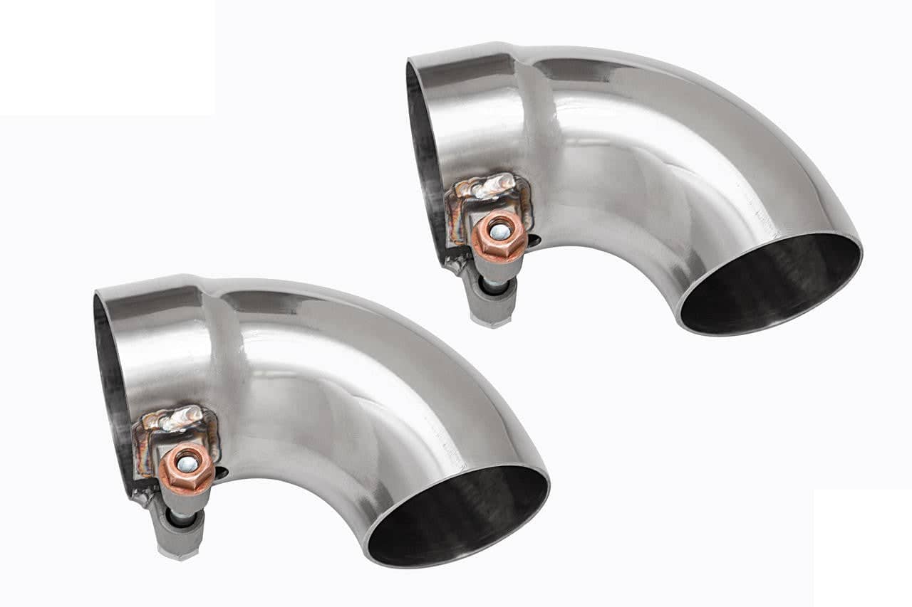 Kies-Motorsports Fabspeed Motorsports Fabspeed Porsche Competition Slip-On Turndown Tips (2.50"/63.5mm ID) - Fabspeed Exhausts Only