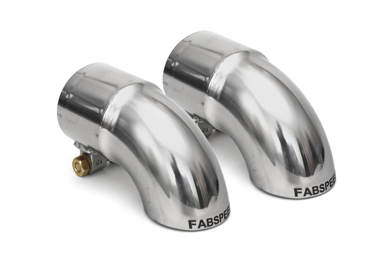 Kies-Motorsports Fabspeed Motorsports Fabspeed Porsche Competition Slip-On Turndown Tips (2.50"/63.5mm ID) - Fabspeed Exhausts Only