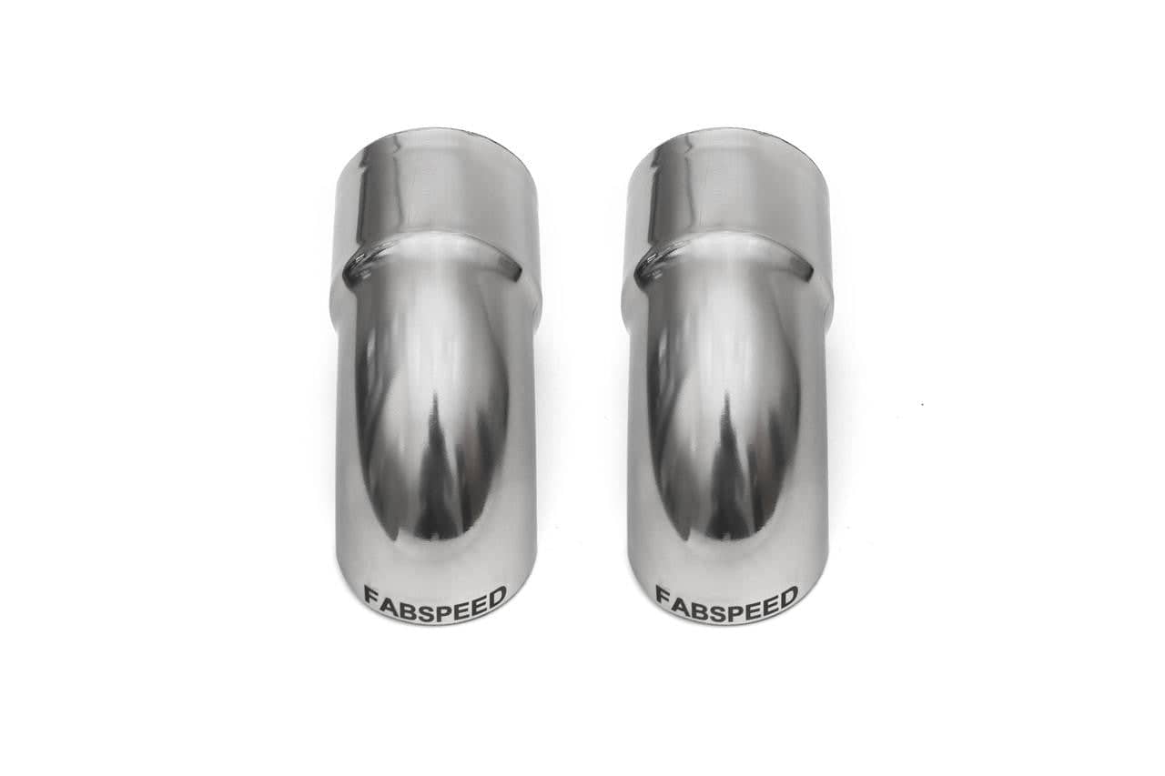 Kies-Motorsports Fabspeed Motorsports Fabspeed Porsche Competition Slip-On Turndown Tips (2.50"/63.5mm ID) - Fabspeed Exhausts Only