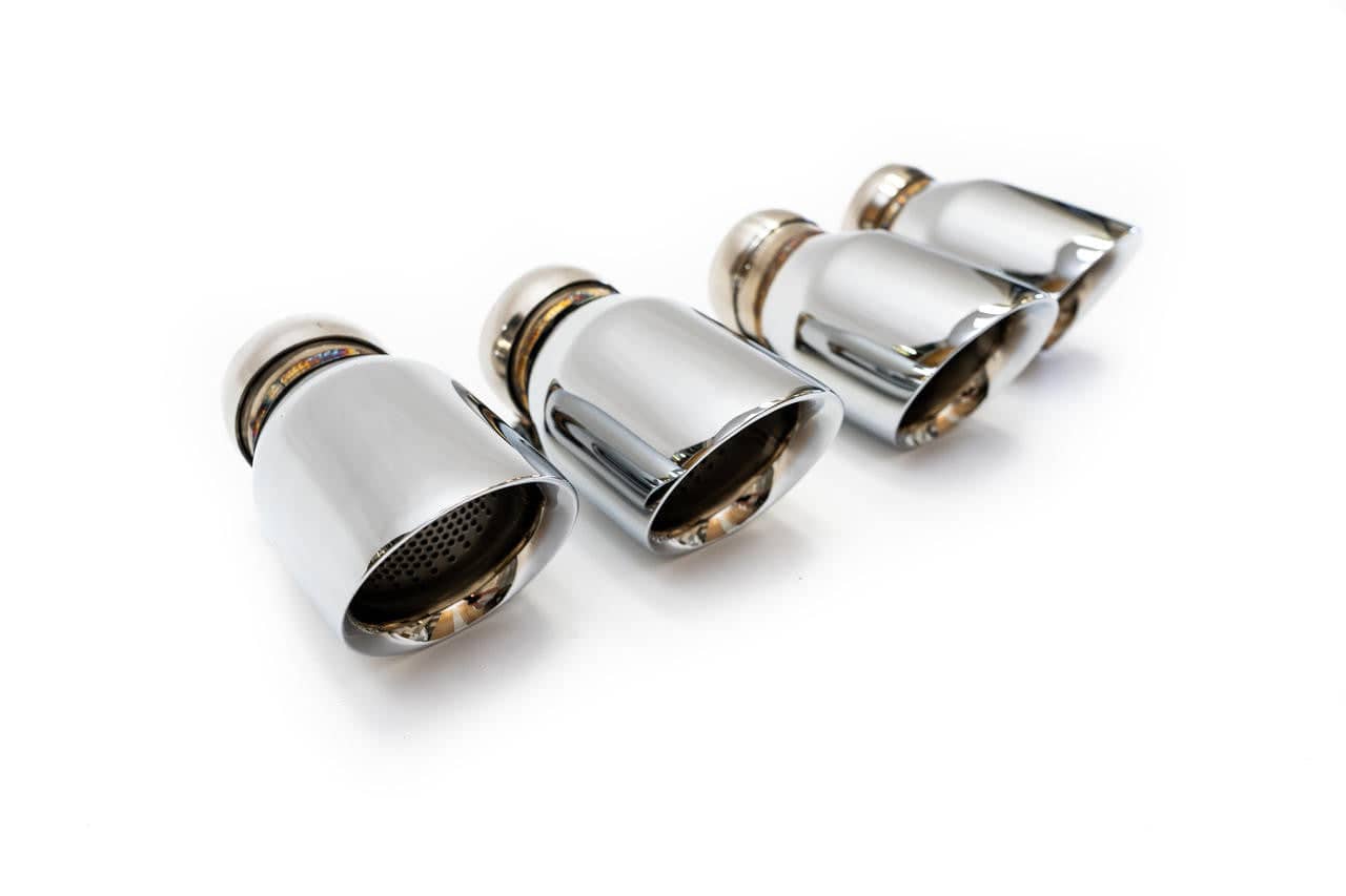 Kies-Motorsports Fabspeed Motorsports Fabspeed Porsche E3 Cayenne S 2.9L Turbo Deluxe Quad Style Tips