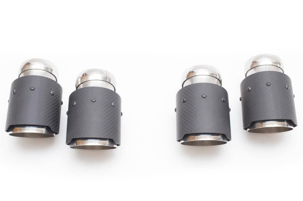 Kies-Motorsports Fabspeed Motorsports Fabspeed Porsche E3 Cayenne S 2.9L Turbo Deluxe Quad Style Tips