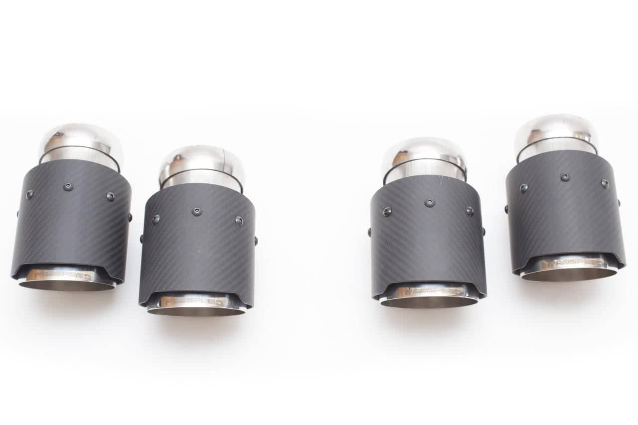 Kies-Motorsports Fabspeed Motorsports Fabspeed Porsche E3 Cayenne S 2.9L Turbo Deluxe Quad Style Tips